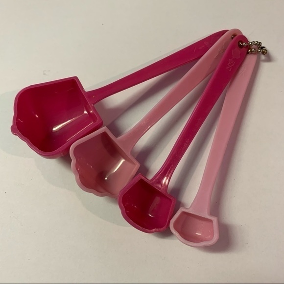 𝅺PINK cupcake measuring spoons - Picture 1 of 5